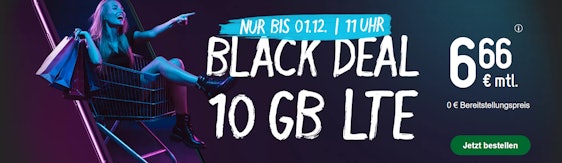 Bis um 11 Uhr! Smartmobil o2 LTE 10 GB Tarif für 6,66€/Monat – 10 GB LTE, 60 Freiminuten