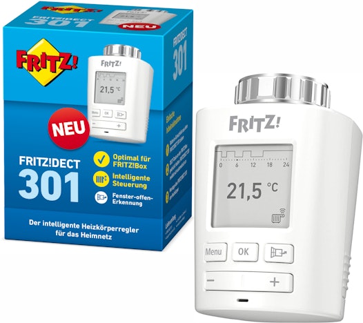 *Vorbei* AVM Fritz!Dect 301 für 32€ – Smartes Thermostat zur Heizungssteuerung