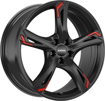 Ronal R62 (8x19) schwarz/rot: Spart 24,49€