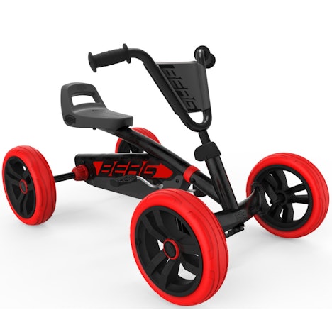 Berg Go-Kart 'Buzzy' für 85€ - Pedal Go-Kart in der Red-Black Sonderedition mit unplattbaren EVA-Reifen