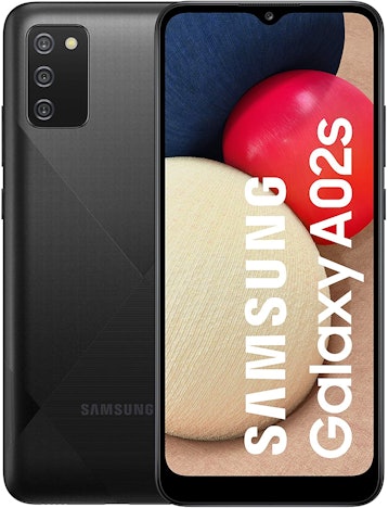 Samsung A02s für 114€ - in der Farbe Schwarz mit 32GB, 6,5 Zoll, Dual-Sim