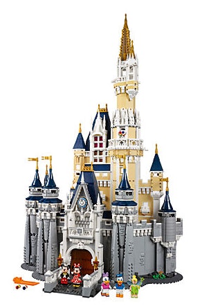 Lego "Das Disney Schloss" (71040) für 341€ – Set mit 4.080 Teilen
