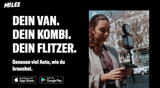 20€ Startguthaben für MILES Carsharing - ab 0,98€ pro Kilometer, nutzbar z.B. in Berlin, Potsdam, Hamburg, München & Köln