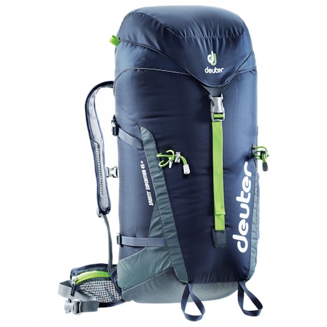 Deuter Gravity Expedition 45+ für 77€ - Kletterrucksack in Blau-Grau
