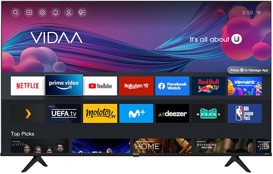 Hisense 43A6BG für 254€ - 43" 4K LED Fernseher mit HDR & 60 Hz