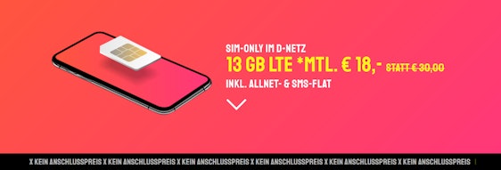 High-Tarife ab 10€ im Monat bei Sparhandy » bis 13GB LTE im Telekom-Netz, Allnet- und SMS-Flat 🤙