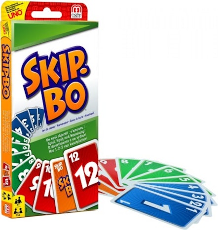Skip-Bo für 8€ - Kartenspiel für 2-6 Personen, ab 7 Jahren (Prime)