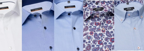 50% Rabatt auf 5 ausgewählte Slim Fit-Hemden – z.B. Langarm Slim Fit Stretch