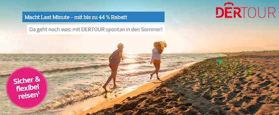 Last-Minute-Angebote zu 44% Rabatt bei DerTour – 8 Tage Türkei im 5*Hotel mit All Incl. + Flüge für 484€/Person