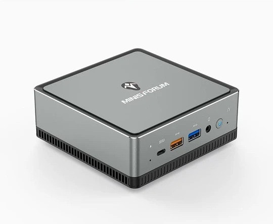 Minisforum UM340 Mini-PC mit Amd Ryzen 5 3450U als Barebone