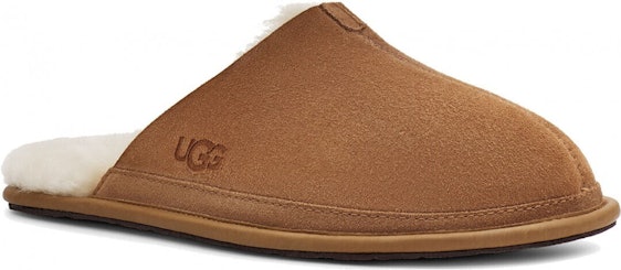 UGG Hyde Slipper für 68€ - atmungsaktive Pantoffeln aus Wildleder, Chestnut, Größen 40 bis 48