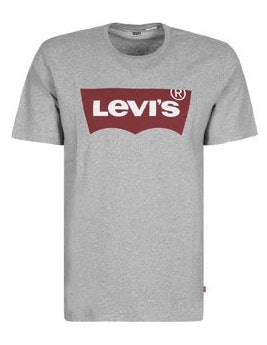 Levi's Housemark Tee für 12€ - T-Shirt mit Rundhals in Grau