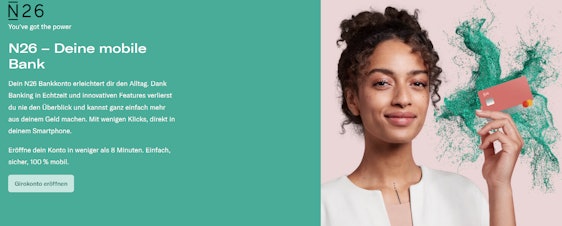 Kostenloses Girokonto bei N26 » mit 75€ Startguthaben, inklusive gratis MasterCard 💰
