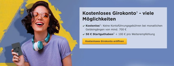 Kostenloses Commerzbank-Girokonto » 50€ Startguthaben + 100€ pro Weiterempfehlung 💰