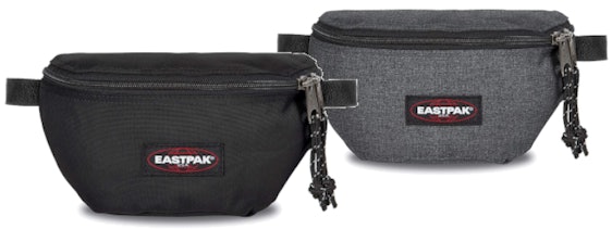 Eastpak Springer Gürteltasche für 14€ - in Schwarz oder Grau, 2l Fassungsvermögen