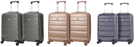 Aerolite Hartschalenkoffer (2er-Set) für 61€ – leichtes Handgepäck-Set mit Farbauswahl, 34l