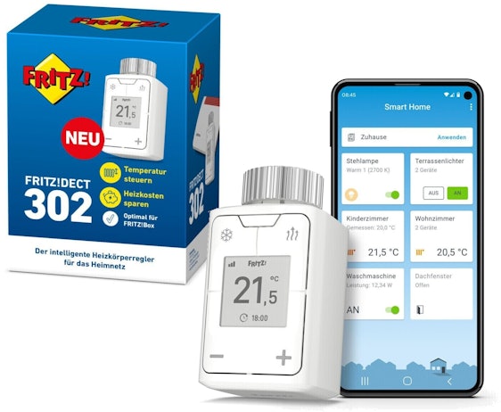AVM Fritz!DECT 302 für ab 70€ – Smartes Heizkörper-/Funkthermostat für FRITZ!Box-Heimnetze (Vorbestellung)