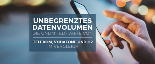 Unbegrenztes Datenvolumen » Telekom Magenta Mobil XL, Vodafone Red XL und o2 Free Unlimited im Vergleich 📶