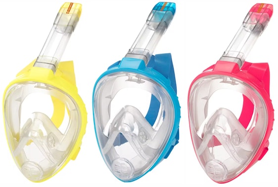 Tecnopro Fullface M9 C für 14€ – Tauchmaske mit Dry-Top System und Schnorchel