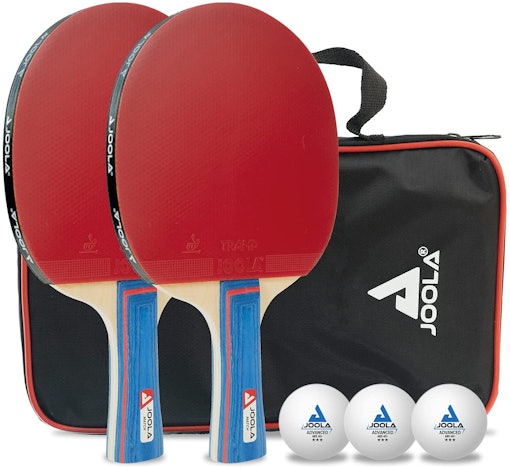 Joola Tischtennis Set für 14€ - mit 2 Tischtennisschlägern, 3 Bällen & Tasche, Prime