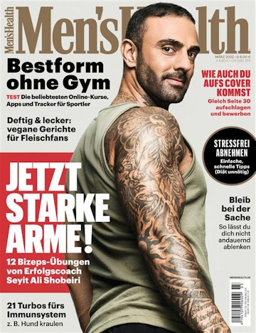 Jahresabo Men's Health für 60€ – mit Wahlprämie im Wert von bis zu 45€