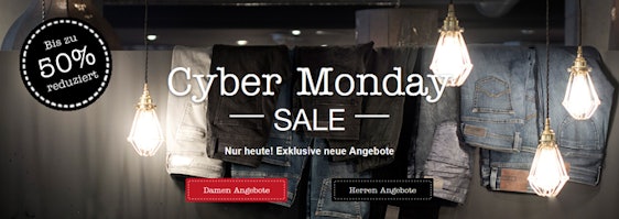 Bis zu 50% Rabatt beim Mustang Cyber Monday Sale - z. B. Jasmin Slim Jeans für 55€