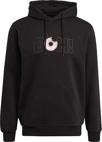 Simpsons-Fans aufgepasst! Adidas Originals Hoodie für 24€ - schwarzer Kapuzenpullover mit "D'oh!"-Print