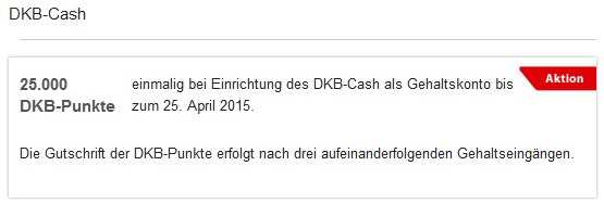 DKB Cash: dauerhaft kostenloses Girokonto mit sehr guter Visa-Karte + 30.000 DKB-Punkten als Prämie