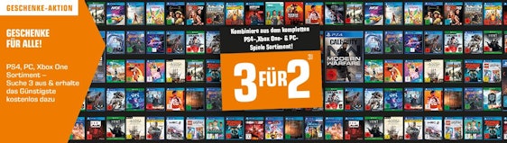 Nimm 3, zahl 2 bei Saturn – PS4-, Xbox- und PC-Games