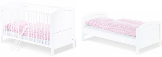 Pinolino Kinderbett "Laura" für 170€ – Umbaubar zum Juniorbett