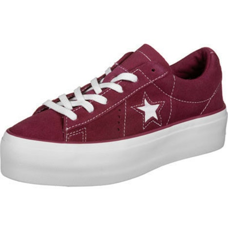 17% auf Converse One Star Platform rhubarb/white/white sparen