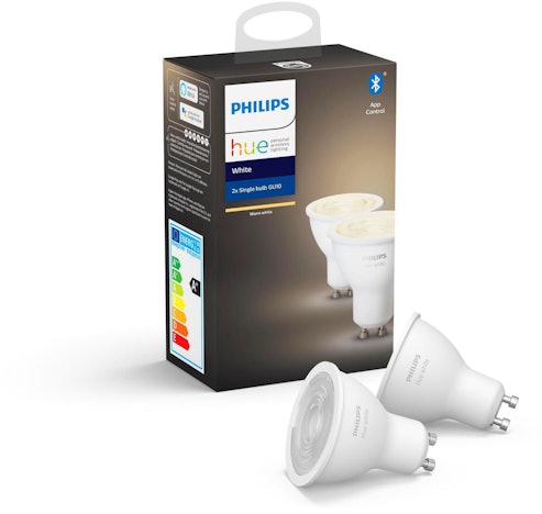 Philips Hue White GU10 (6er-Pack) für 62€ – Bluetooth LED-Leuchten, mit Alexa kompatibel