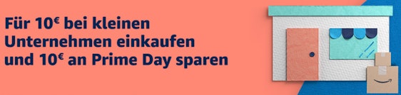 Letzte Chance! Amazon Prime Day: KMU unterstützen und 10€ Amazon-Gutschein für Prime Day bekommen