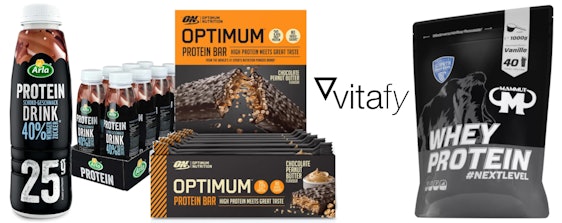 20% Rabatt auf alle Fitnessprodukte bei Vitafy - z. B. GymQueen Premium Protein (750g) für 25€