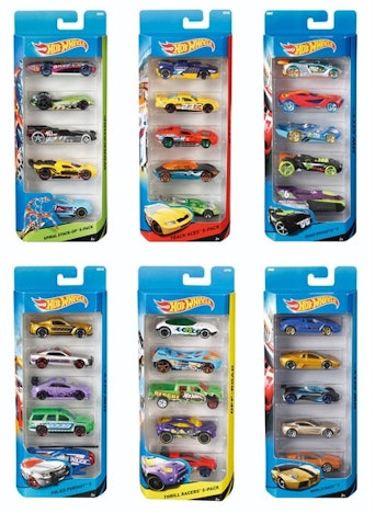 2x Hot Wheels 5er-Car-Set für 16€ – Auto-Geschenkset