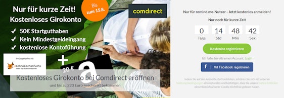 *Vorbei* comdirect Girokonto mit bis zu 200€ Prämie + 20€ Amazon-Gutschein - kostenloses Konto inkl. Visa-Karte 💶