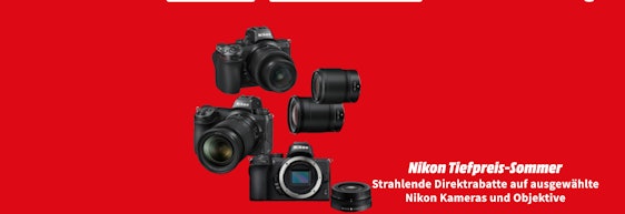 Nikon Summer Promo bei Media Markt – z.B. Nikon Z 5 Kit 24-200 mm für 1499€