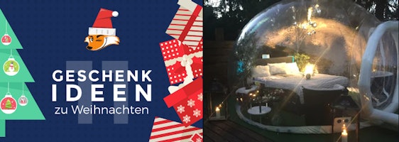 Geschenkidee für Reiselustige: 3 Tage im Bubble-Hotel für 200€ für 2 Personen