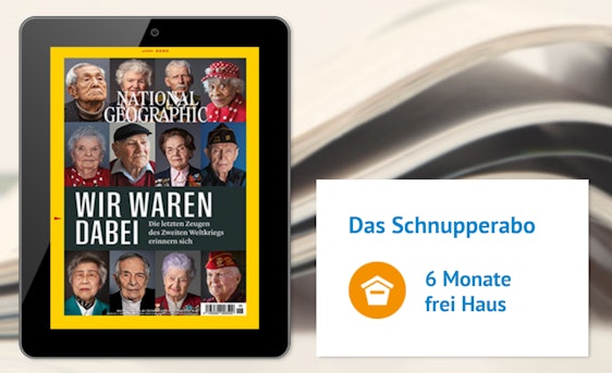 National Geographic 6 Monate gratis lesen - 6 Ausgaben als E-Paper
