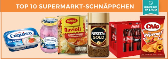 Top 10 Supermarkt-Schnäppchen der KW 37 🛒 - z.B. Nescafe Gold für 5,88€