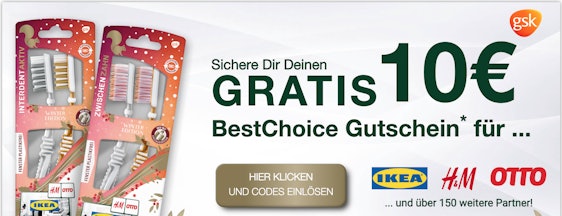 Jetzt Coupon sichern! 10€ BestChoice-Gutschein für den Kauf von 2 Dr. Best Aktionsprodukten "Winter Edition"
