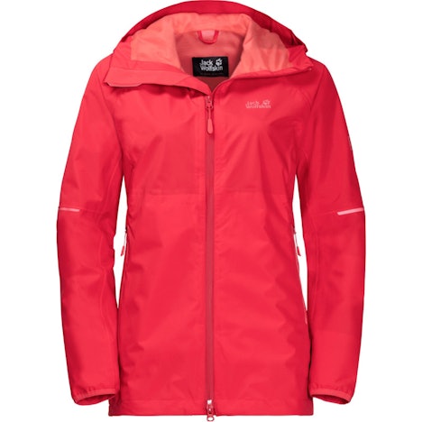 Jack Wolfskin Sierra Pass Jacket Women tulip red im Angebot: Nur 52,99€ statt 60,99€