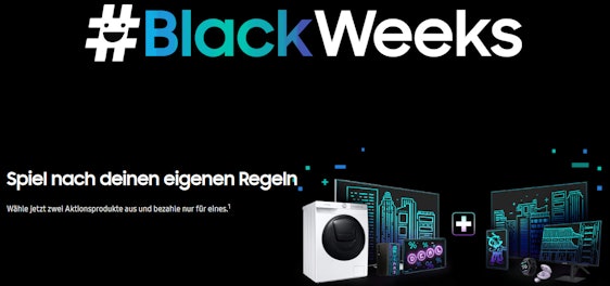 Top! Samsung Black Friday: 2 Produkte kaufen und nur 1 bezahlen 🖤🤑 z.B.: Samsung Galaxy S22 (256GB) + 4K Smart-TV GU50AU7199UXZG für 799€