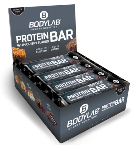 Crispy Protein Bar (12x65g) für 21€ - Proteinsnack mit Crispy Protein-Flakes